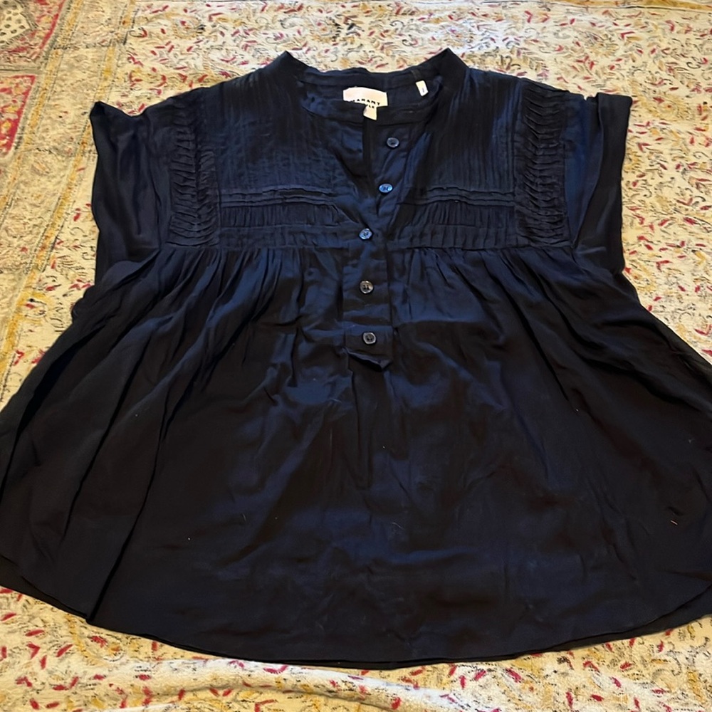 Designer Isabel Marant black blouse